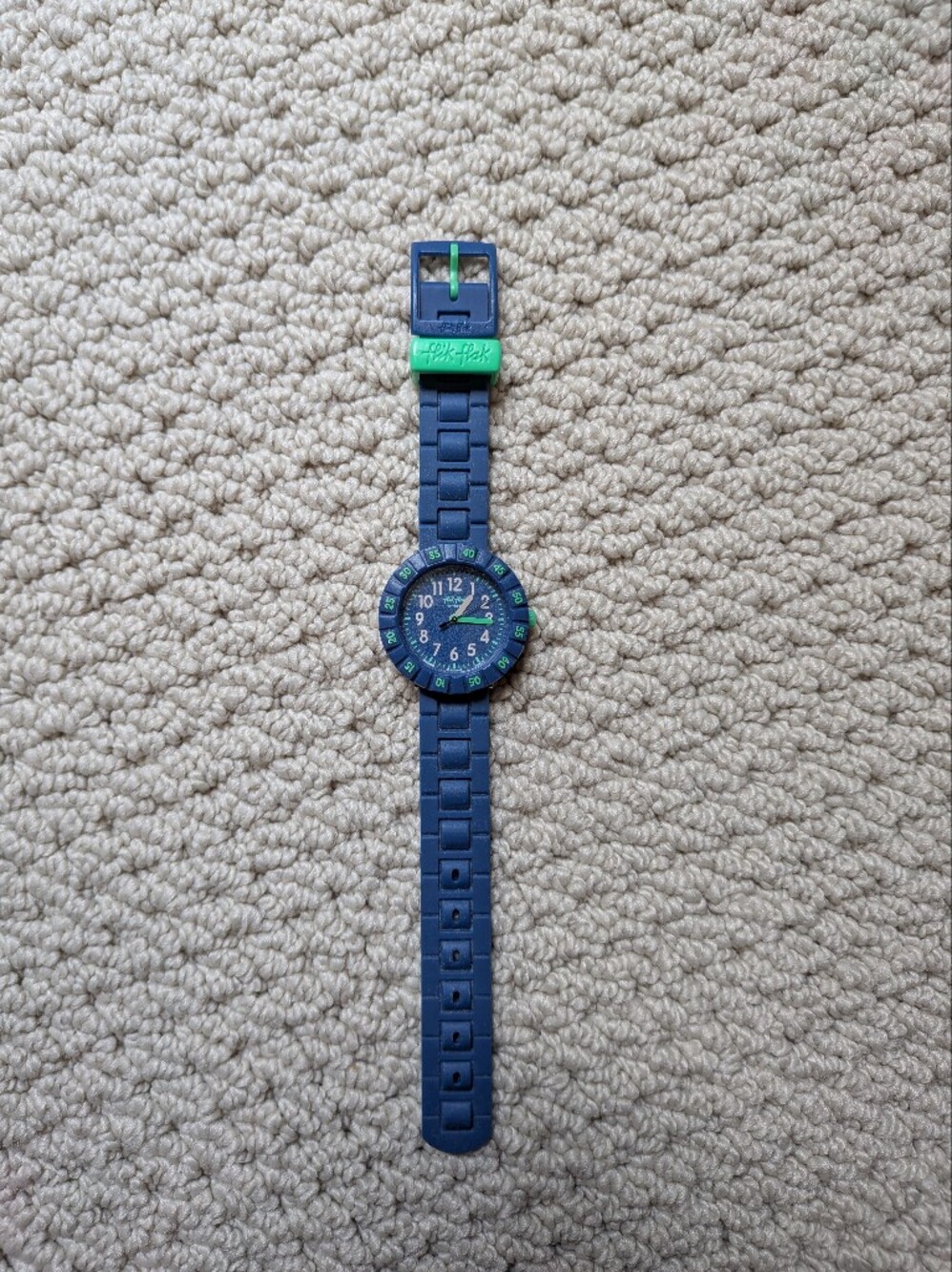 Flik Flak Kids Navy Analog Watch